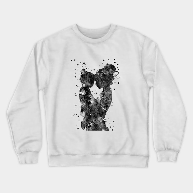 Mother and daughter Crewneck Sweatshirt by RosaliArt